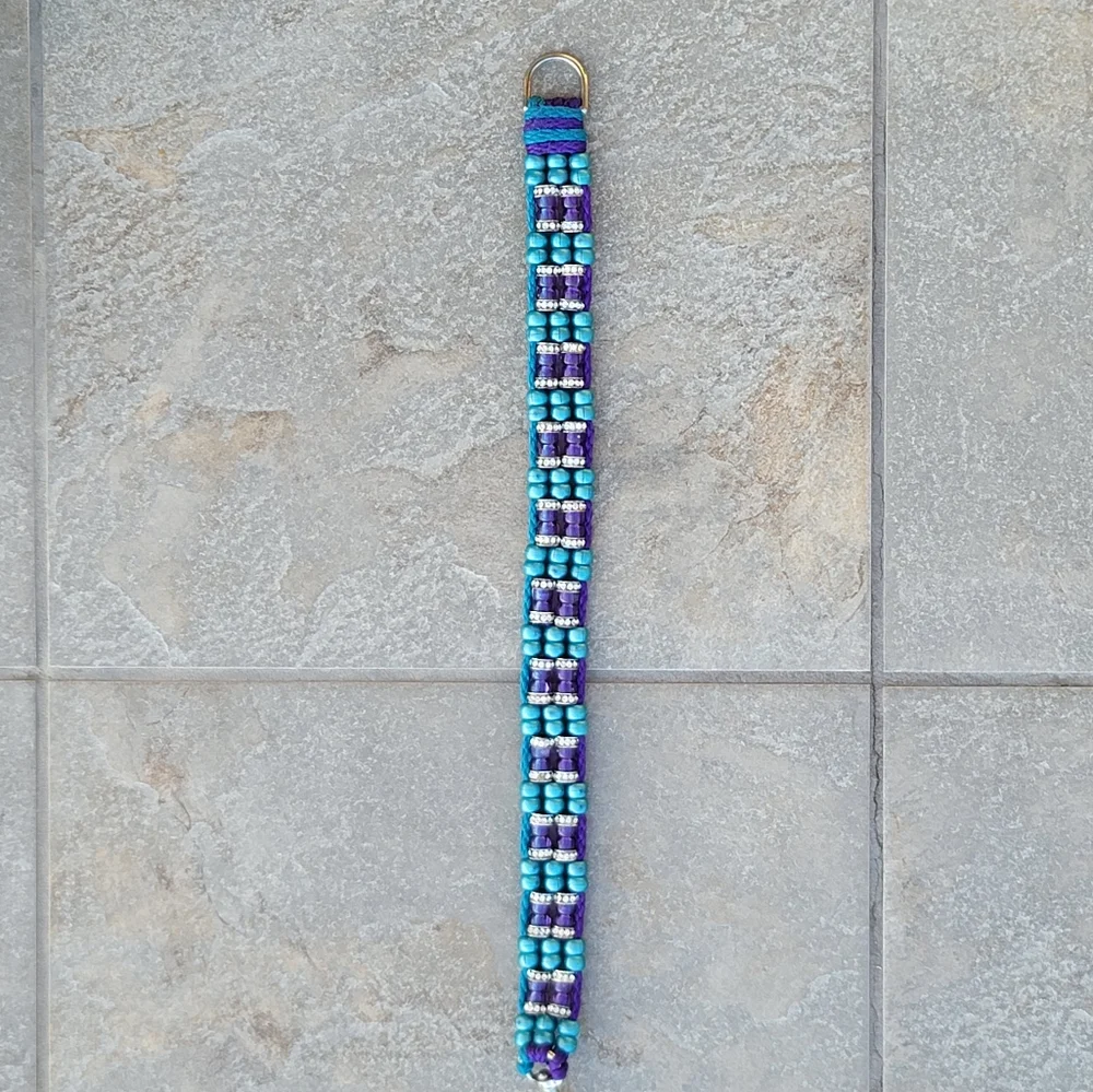 Custom Handmade Beaded Bling Dog Collar